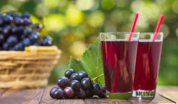 Suco de uva integral é saudável