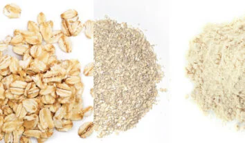 Farelo, flocos e farinha de aveia: diferenças, benefícios e nutrientes