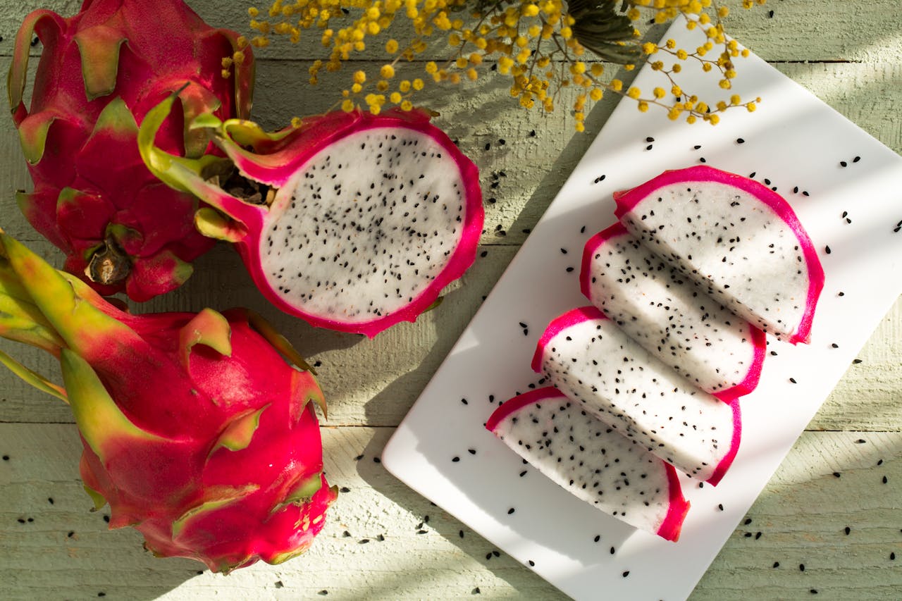 A aparência vibrante da pitaya no ponto certo atrai consumidores | Imagem: Pexels